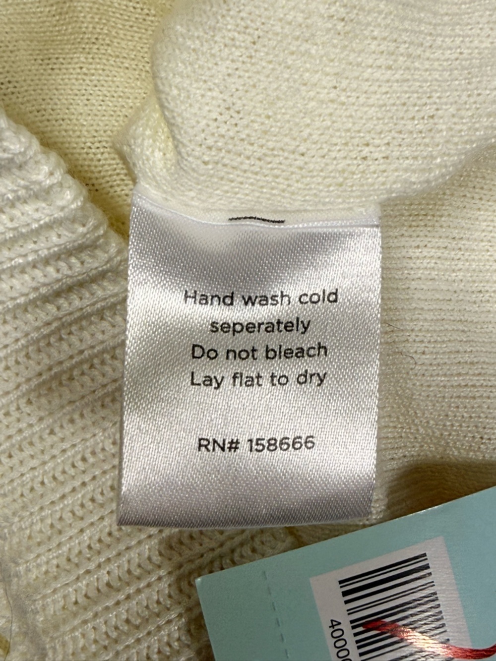 Uncharted Threads | Ivory Knit Lined Women's Shorts Soft - Picture 12 of 13